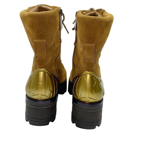 Michael Kors Khloe Chunky Combat Boots 7 New - Picture 3 of 12